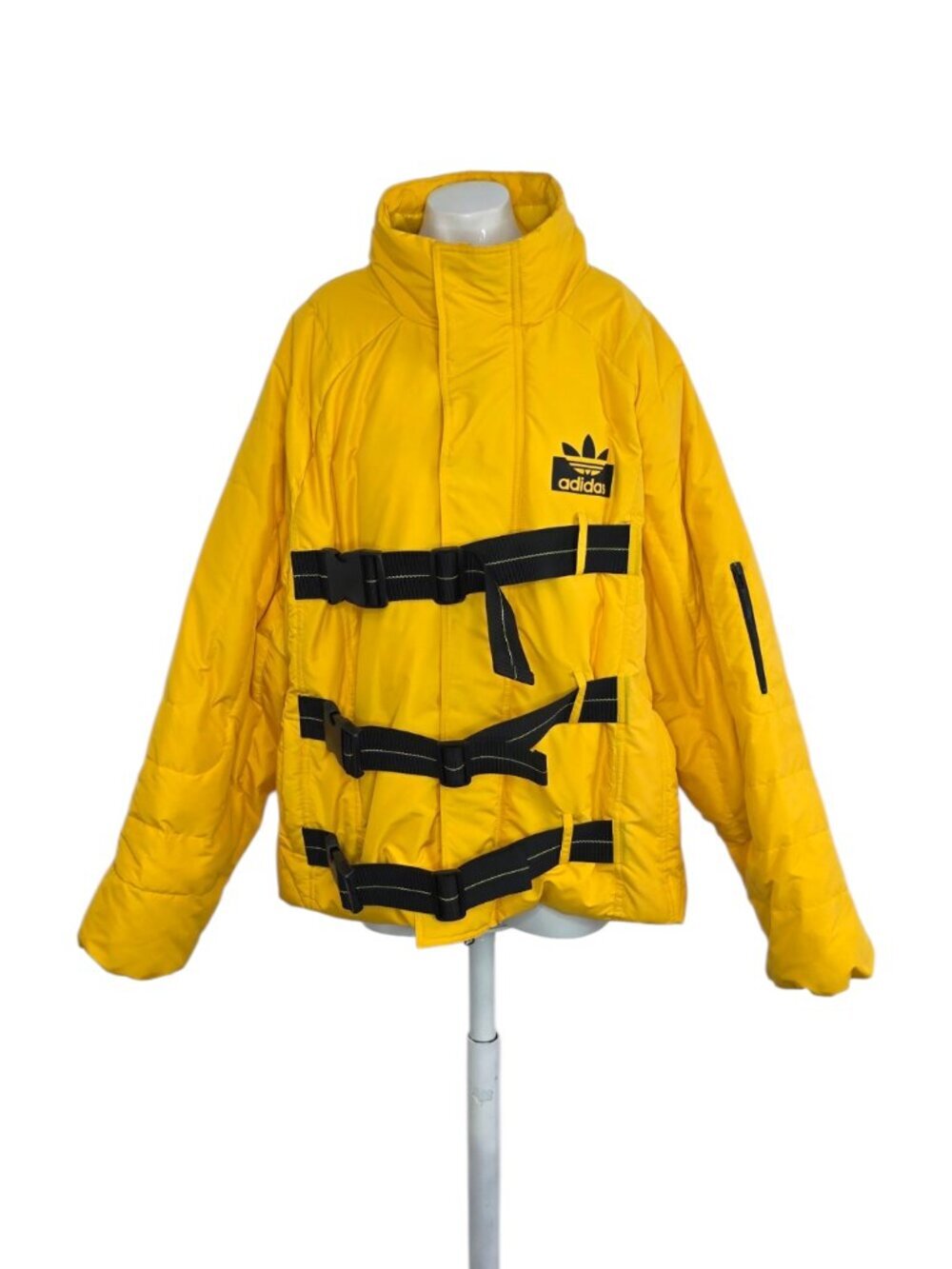 Adidas x Olivia OBlanc Staple Jacket, Harness, Buckle, Streetwear, Yellow, XL